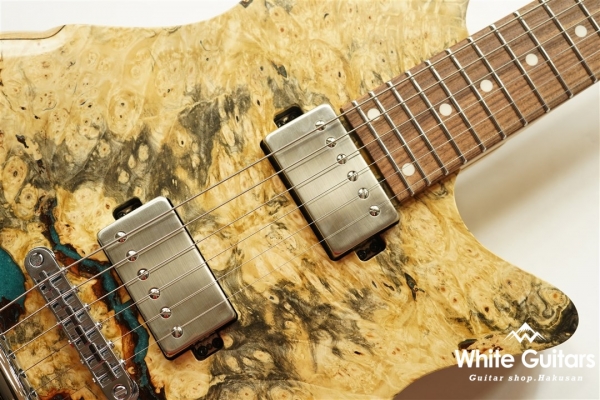 MAROON CUSTOM 666 - Buckeye Burl with Resin